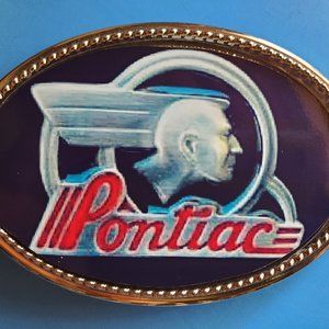 COPY - PONTIAC Vintage Epoxy Belt Buckle